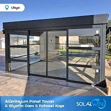 Alüminyum Panel Tavan ve Giyotin Cam ve Fotosel Kapı Libya 1