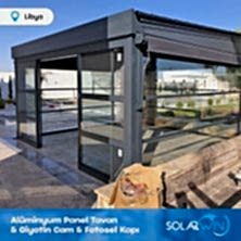 Alüminyum Panel Tavan ve Giyotin Cam ve Fotosel Kapı Libya 3