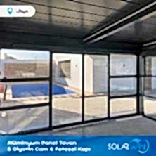 Alüminyum Panel Tavan ve Giyotin Cam ve Fotosel Kapı Libya 8