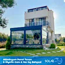 Alüminyum Panel Tavan ve Giyotin Cam ve Yaz Kış Bahçesi 1