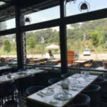Siyah Renkli, Restorant, Giyotin Cam Sistemi