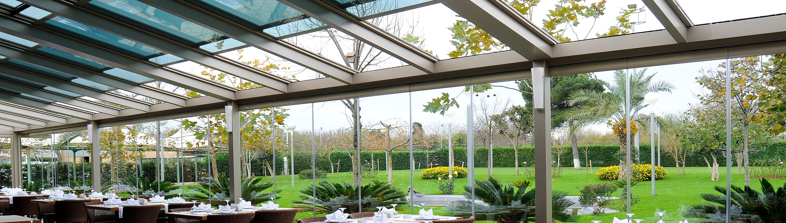 Openable Glass Ceiling System