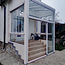 Dayanıklı Ve Sabit Camlı Sürme Cam Uygulamaları